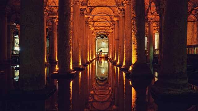 Basilica Cistern, Hagia Sofia
